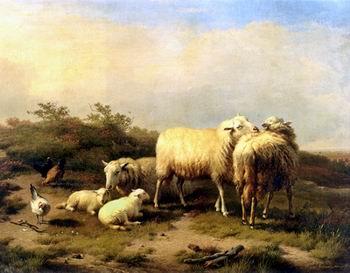 unknow artist Sheep 148 China oil painting art